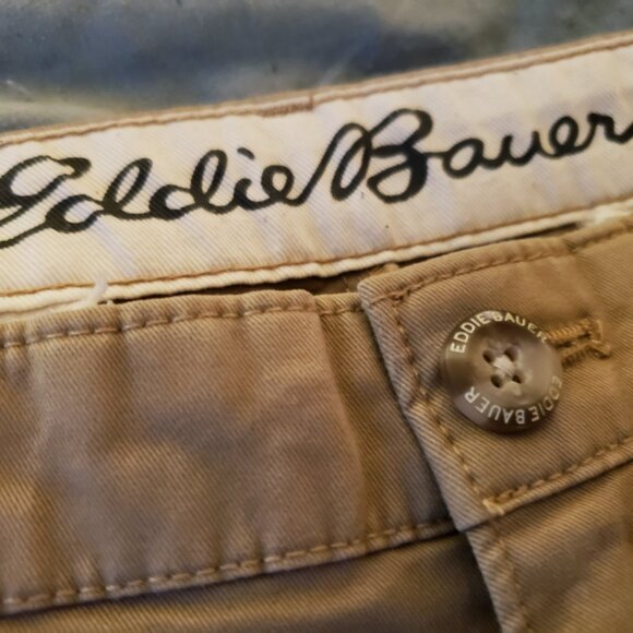 Eddie Bauer Men's Flex Chinos - Slim (34x30, Light Khaki) - Picture 7 of 9